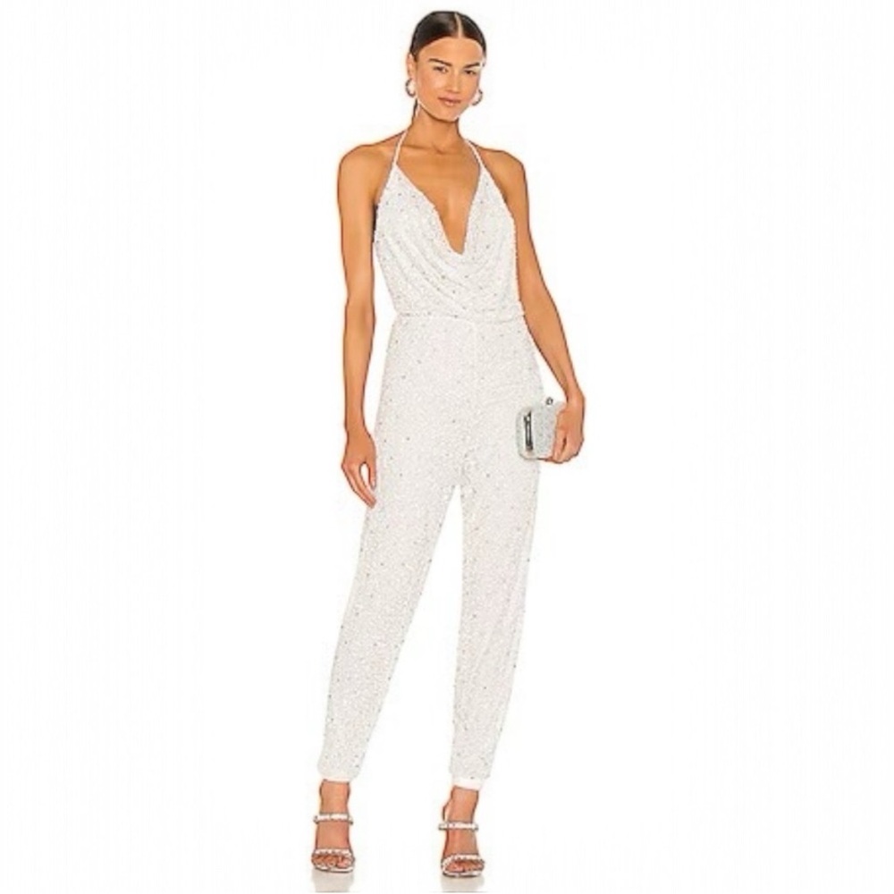 RETROFETE Skylar Jumpsuit In White, NWT, Size L, MSRP $1181
$498 $1,181
Size: L